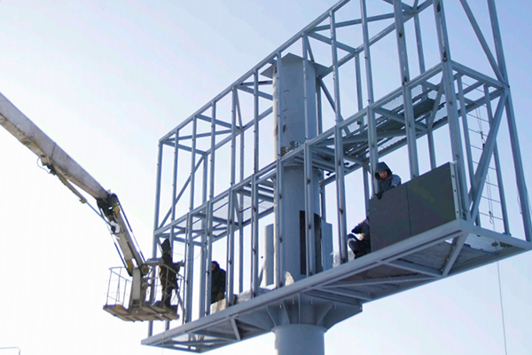 Konstruksi LED Videotron Indoor & Outdoor, dan Distributor